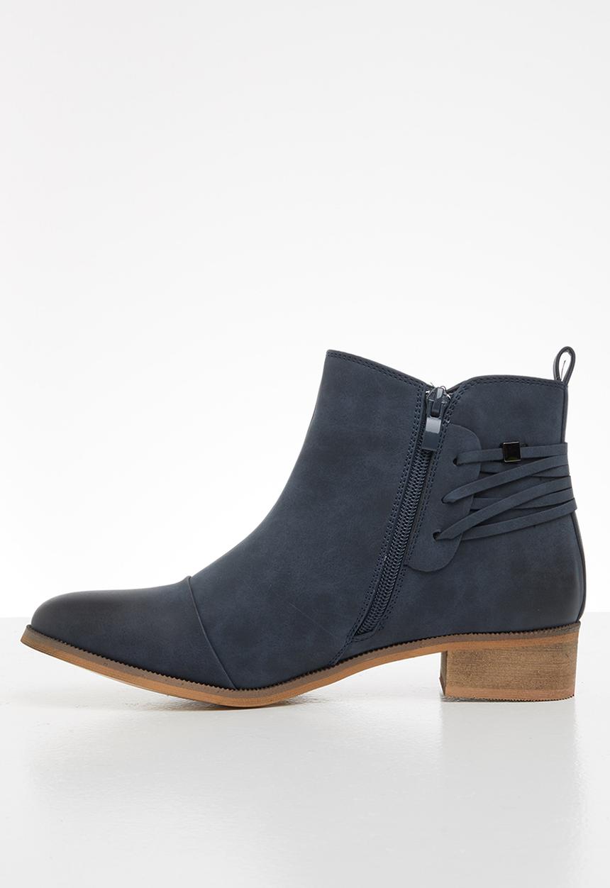 Miss Black - Clovis 2 ankle boot - navy