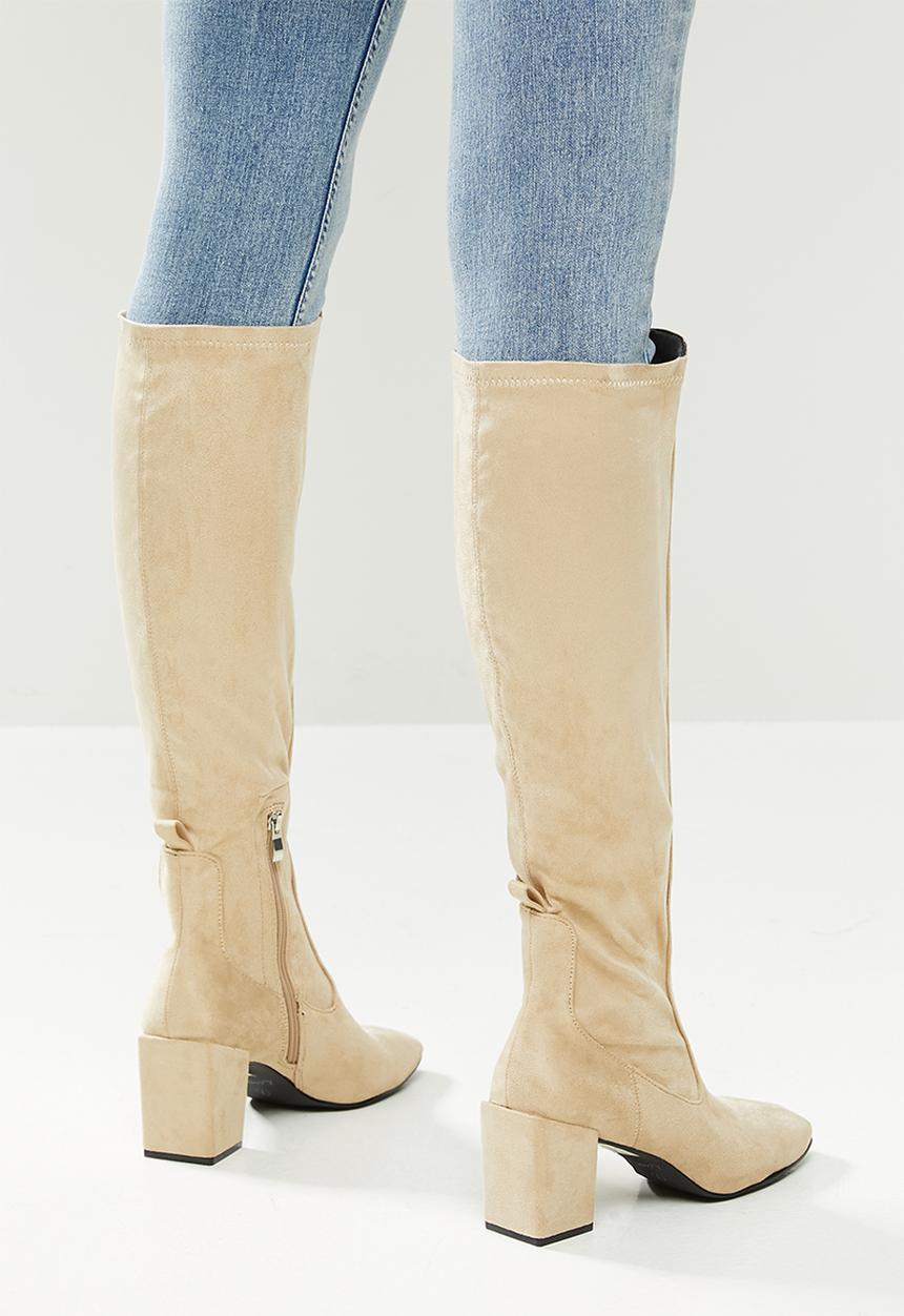 Z_Code_Z - Luna knee high boot - bone