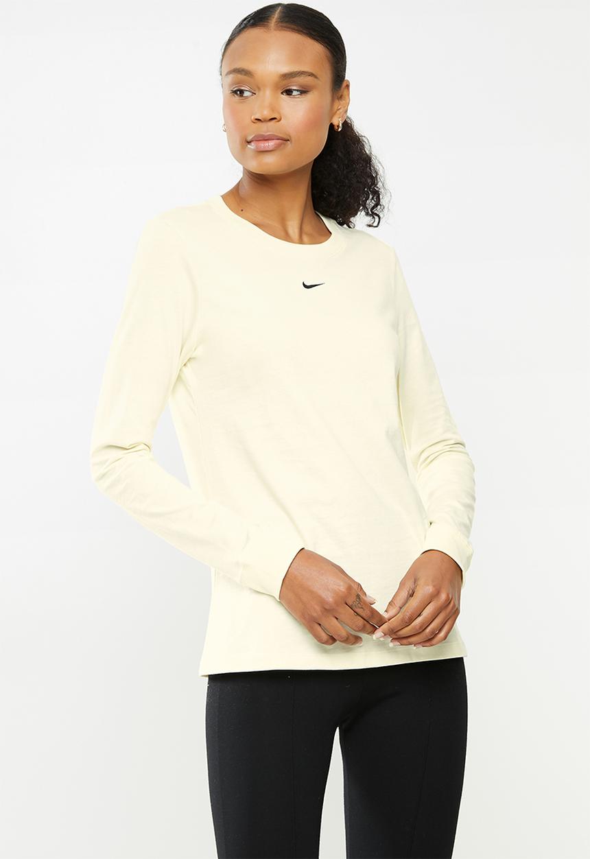 Nike - Nsw tee essntl ls lbr - coconut milk