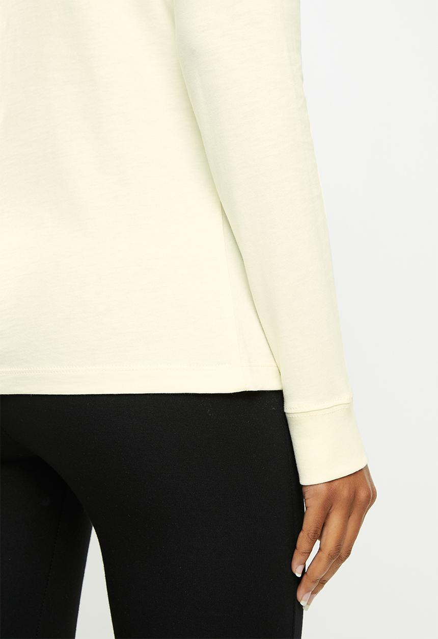 Nike - Nsw tee essntl ls lbr - coconut milk