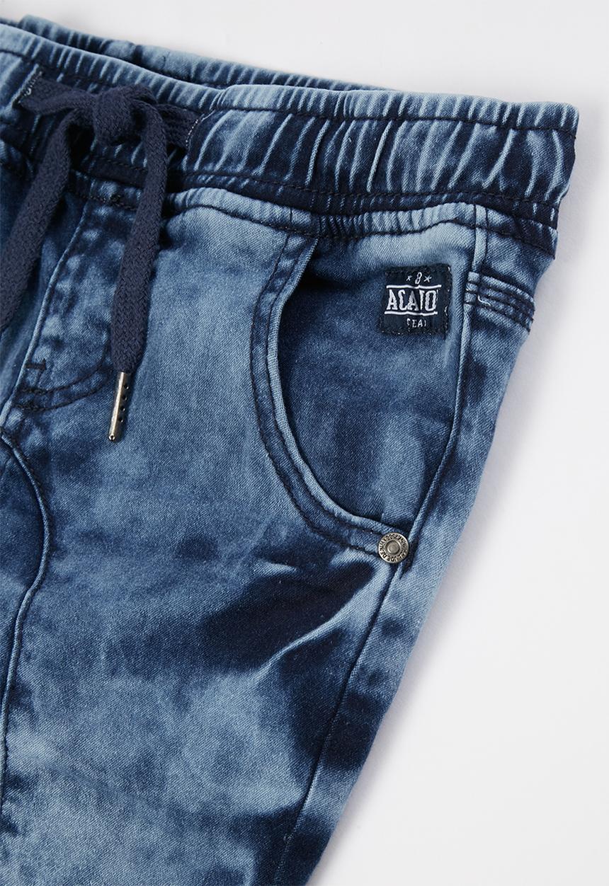 Aca Joe - Big boys denim jogger - blue 