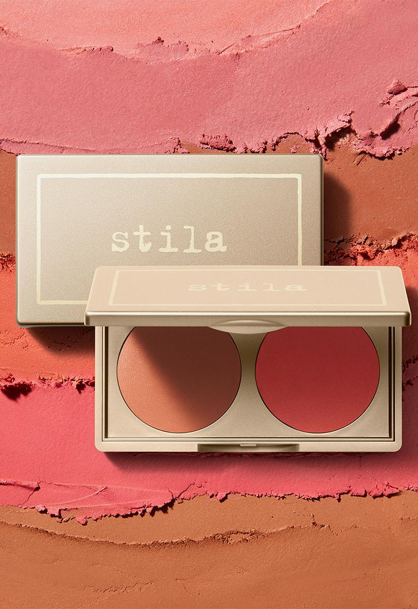 Stila - Putty Blush / Bronzer Duo - Bronzed-Petunia