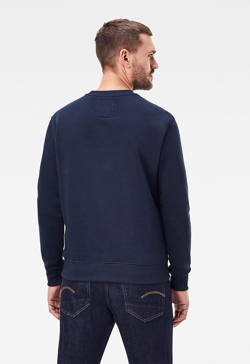 G-STAR - Raw r l\s sweats - sartho blue