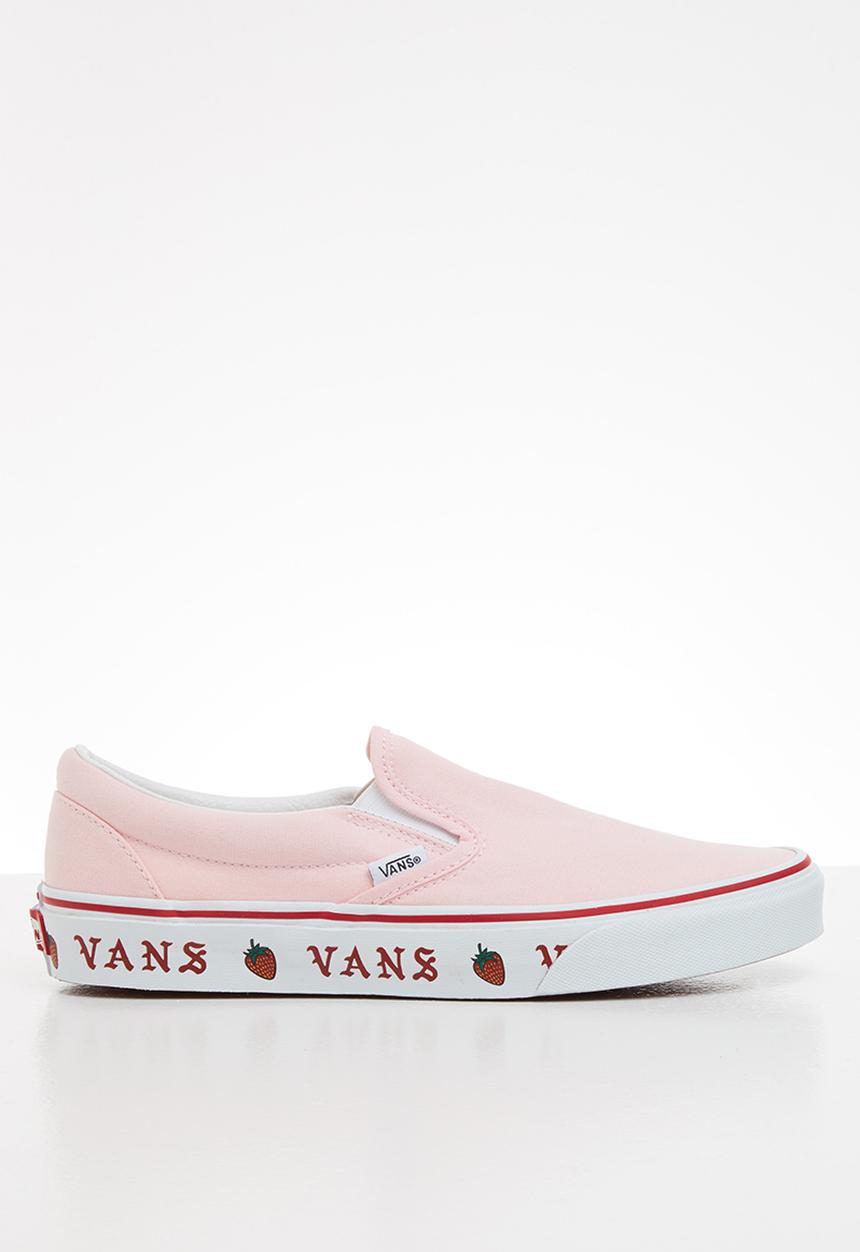 Vans - Ua classic slip-on - (sidewall print) blushing bride/strawberry