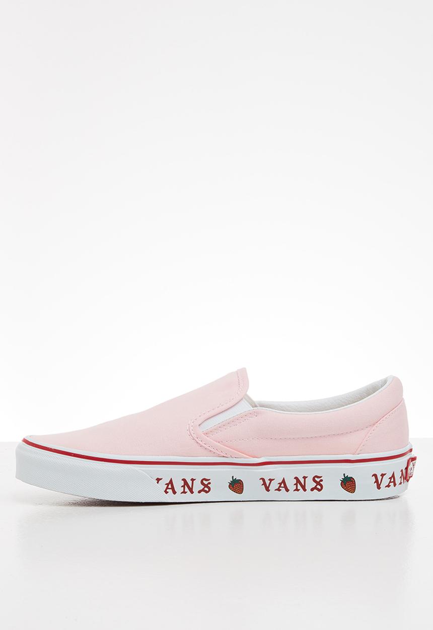 Vans - Ua classic slip-on - (sidewall print) blushing bride/strawberry