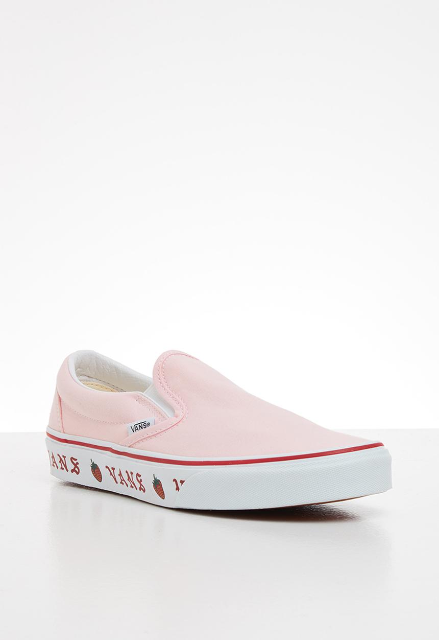 Vans - Ua classic slip-on - (sidewall print) blushing bride/strawberry
