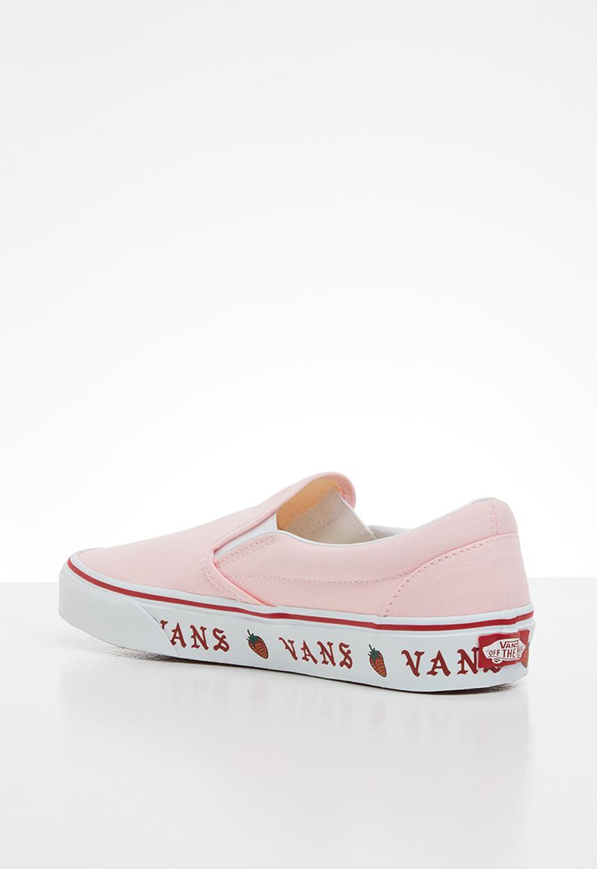 Vans - Ua classic slip-on - (sidewall print) blushing bride/strawberry