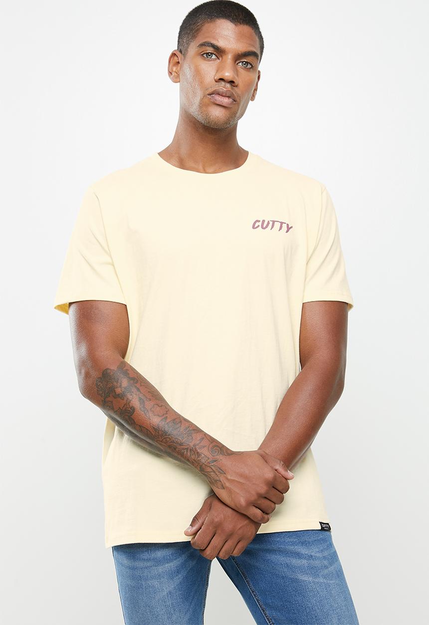 Cutty - T-shirt placement print - butter