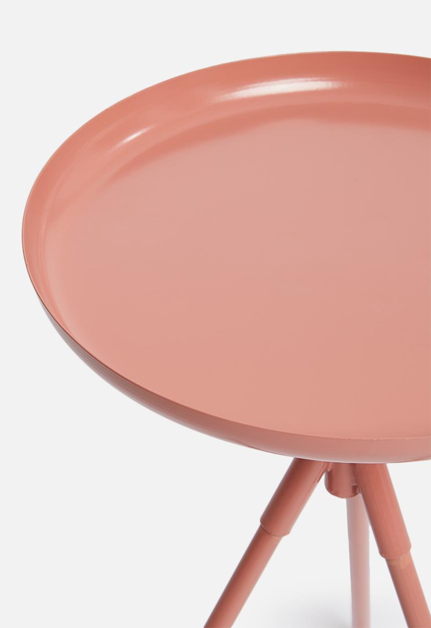 Sixth Floor - Sam tri table - rose bronze