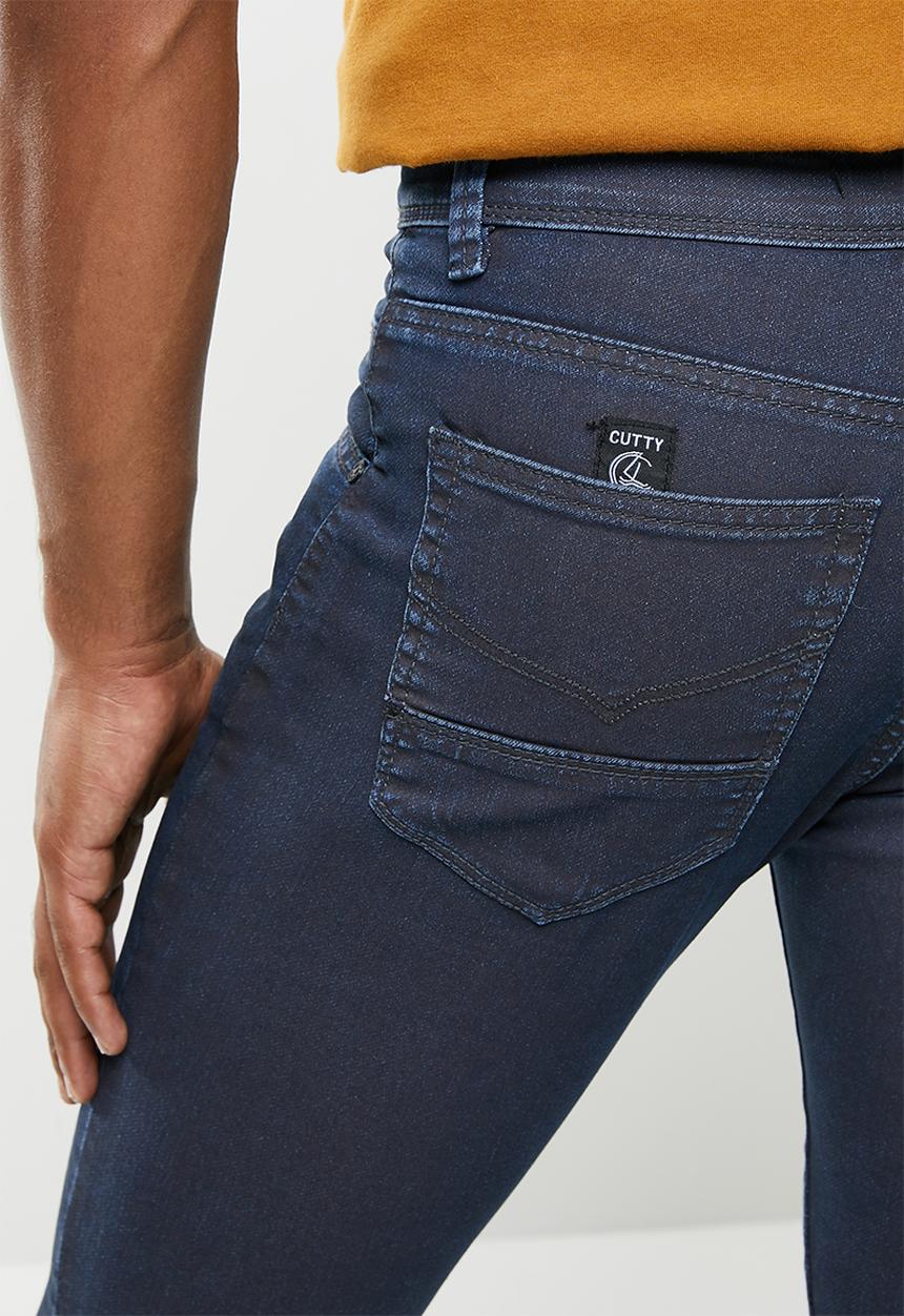 Cutty - Denim coated skinny jean - blue