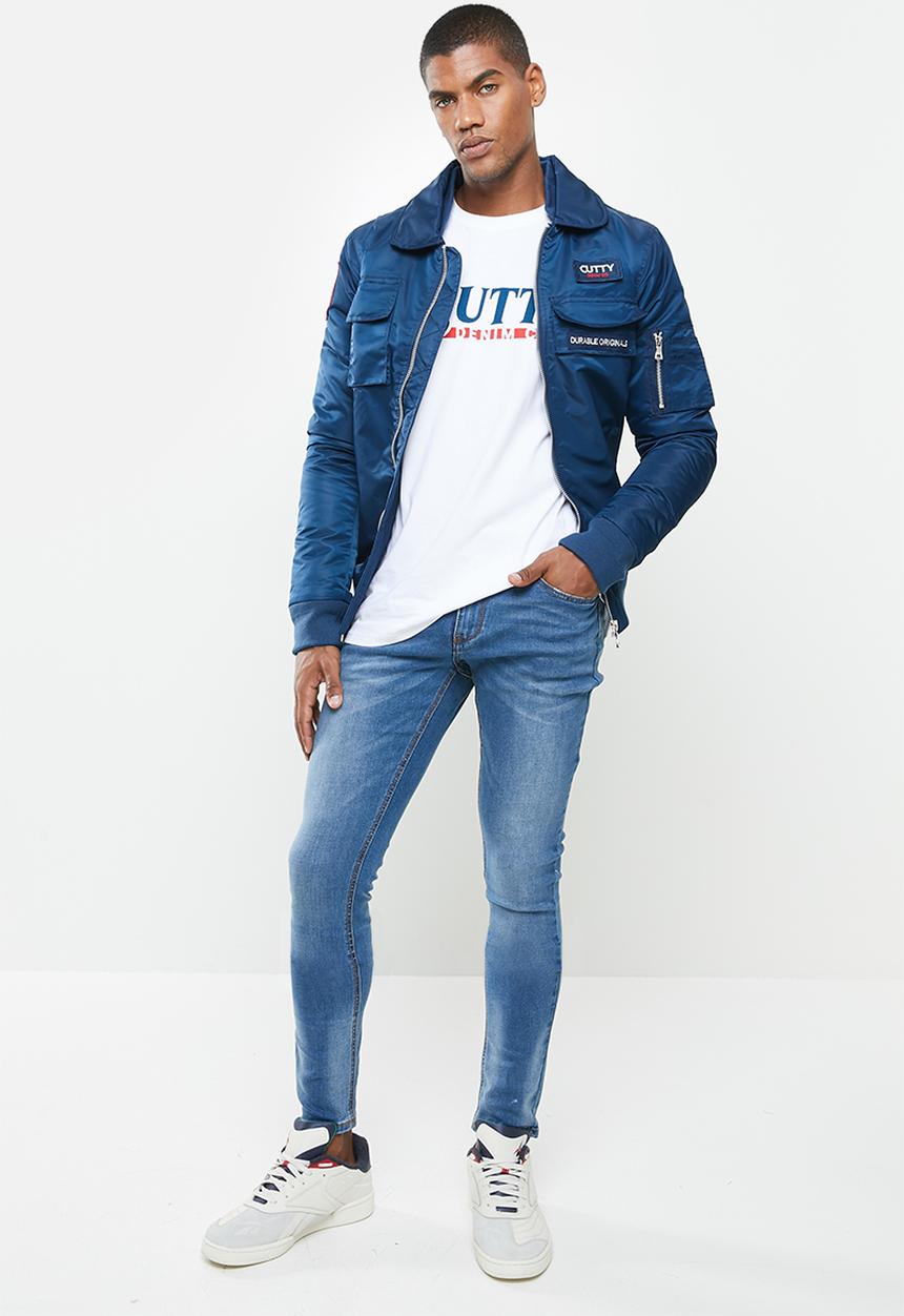 Cutty - Basic skinny denim jean - sulphur
