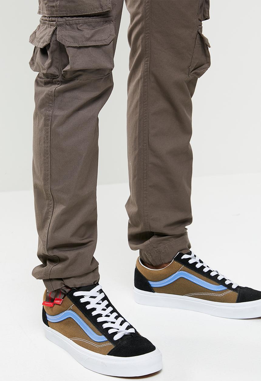 Cutty - Cotton cargo pant - dark taupe