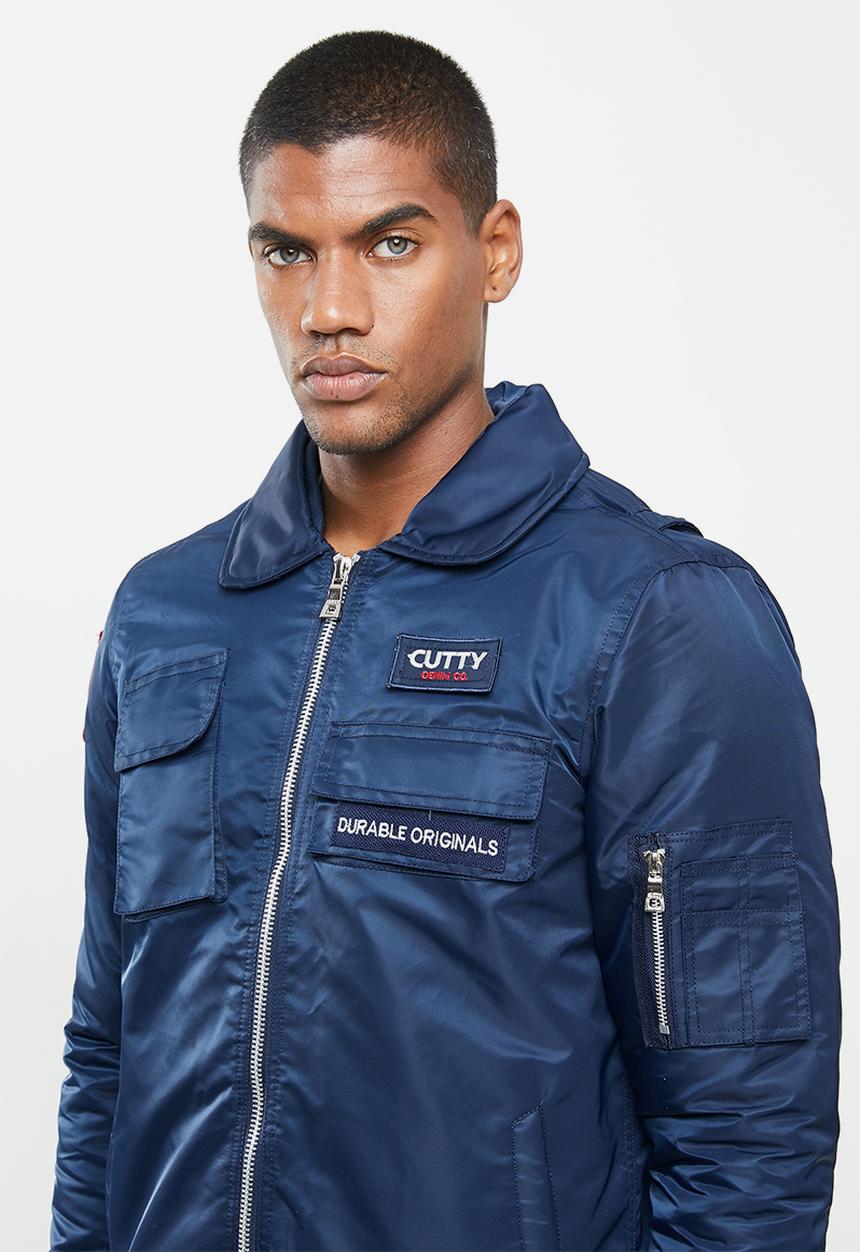 Cutty - Padded bomber jacket - navy