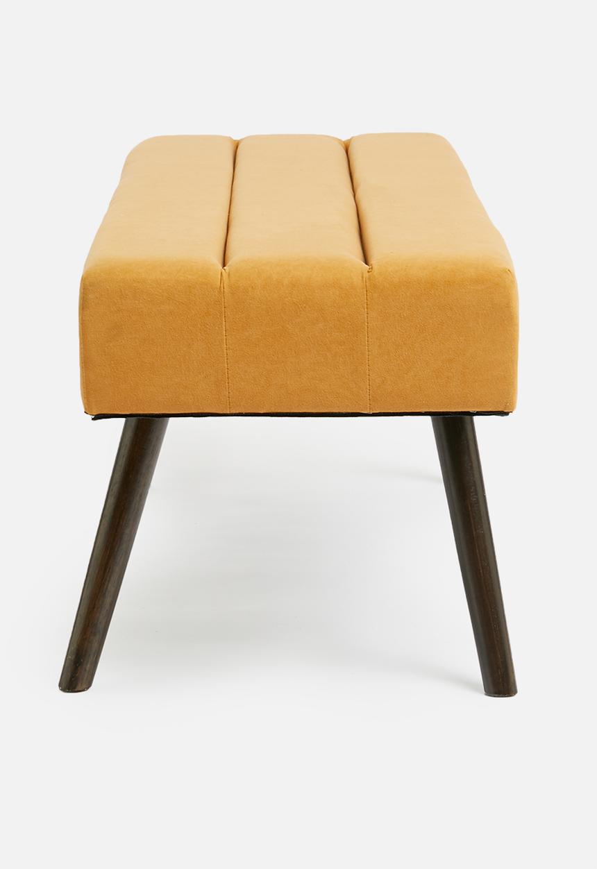 Present Time - Explicit bench - ochre