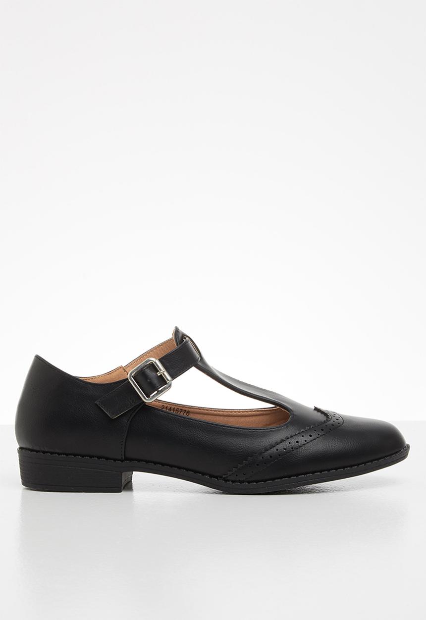Jada - Mary jane buckle shoe - black