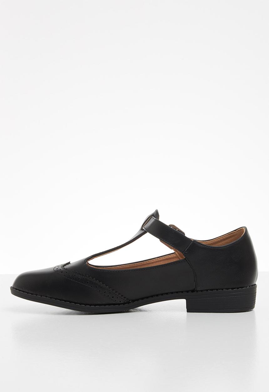 Jada - Mary jane buckle shoe - black