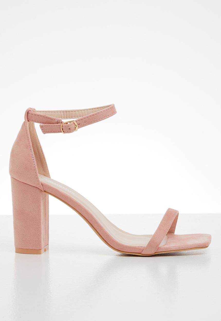 Glamorous - Wide fit block heel - pink