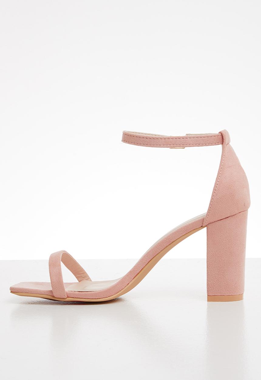 Glamorous - Wide fit block heel - pink