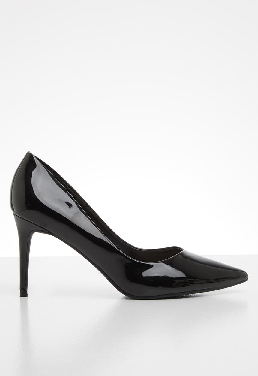 Jada - Pointed stiletto court - black