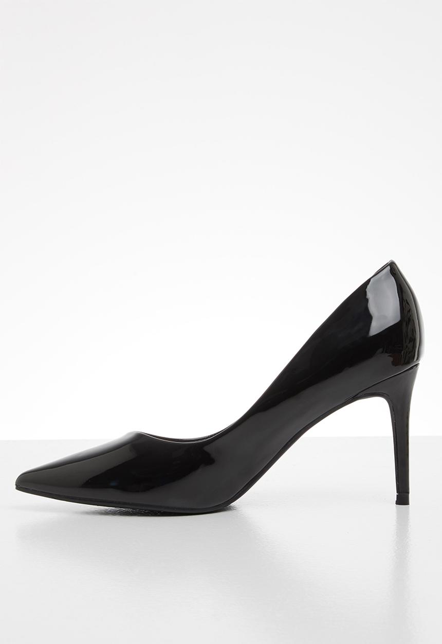 Jada - Pointed stiletto court - black