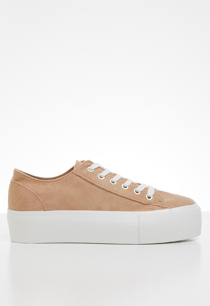 Glamorous - Canvas flatform sneaker - pink