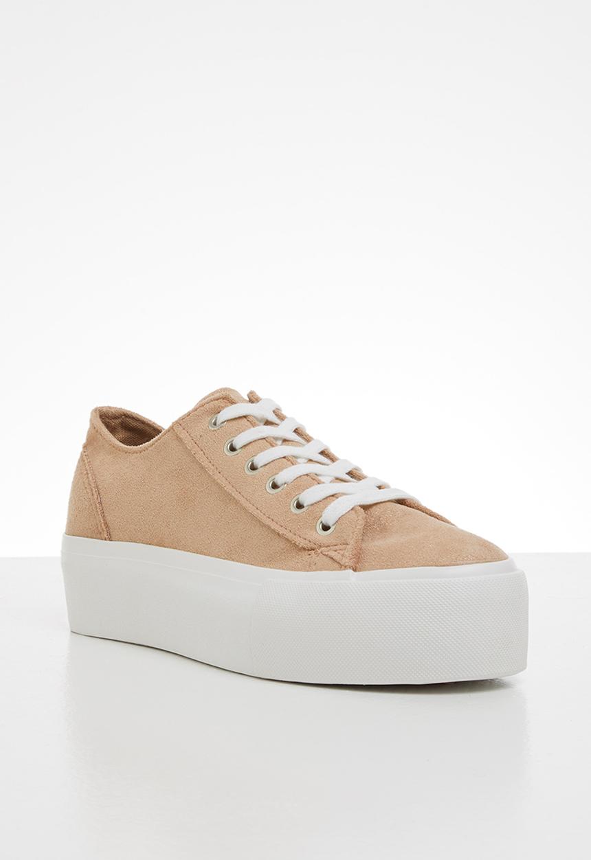 Glamorous - Canvas flatform sneaker - pink