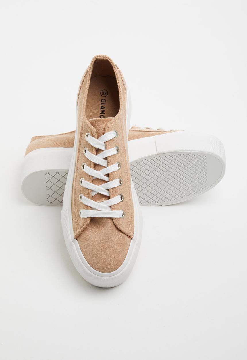 Glamorous - Canvas flatform sneaker - pink