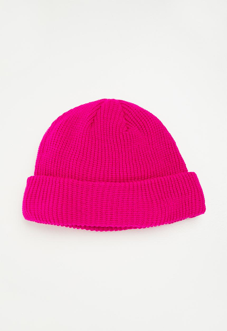 Superbalist - Rib turn up beanie - bright pink