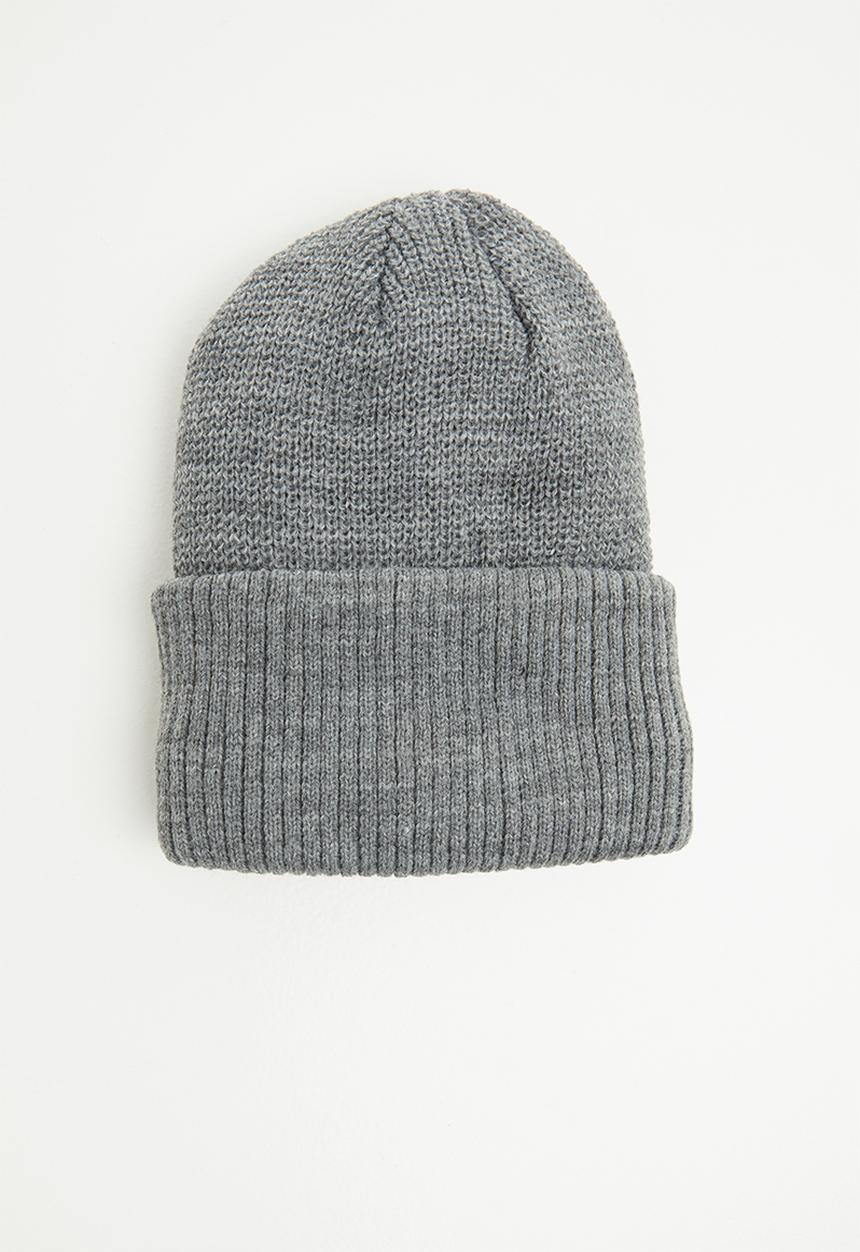 Superbalist - Turn up beanie - charcoal