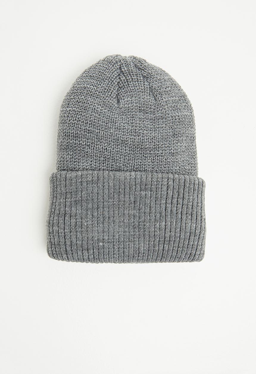 Superbalist - Turn up beanie - charcoal