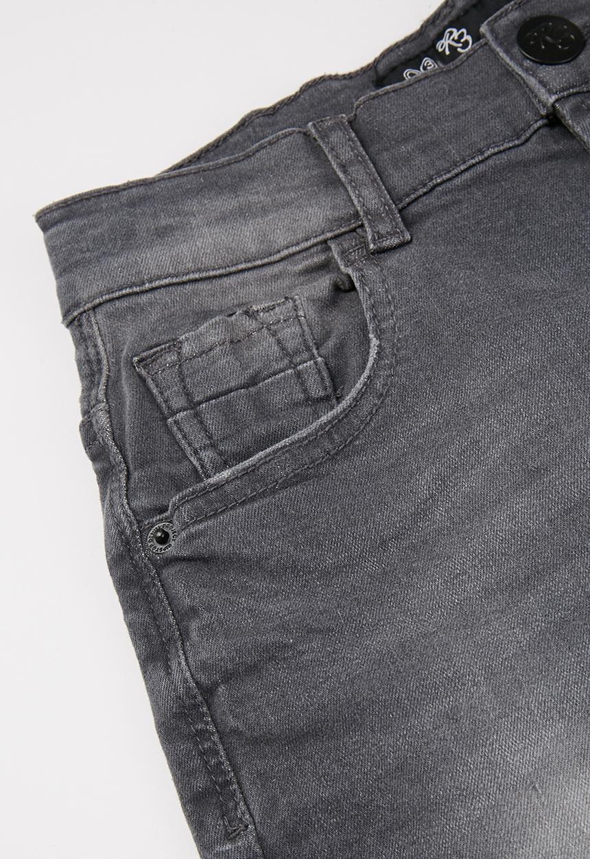 Ripstop - Fortuna basic denim shorts - grey