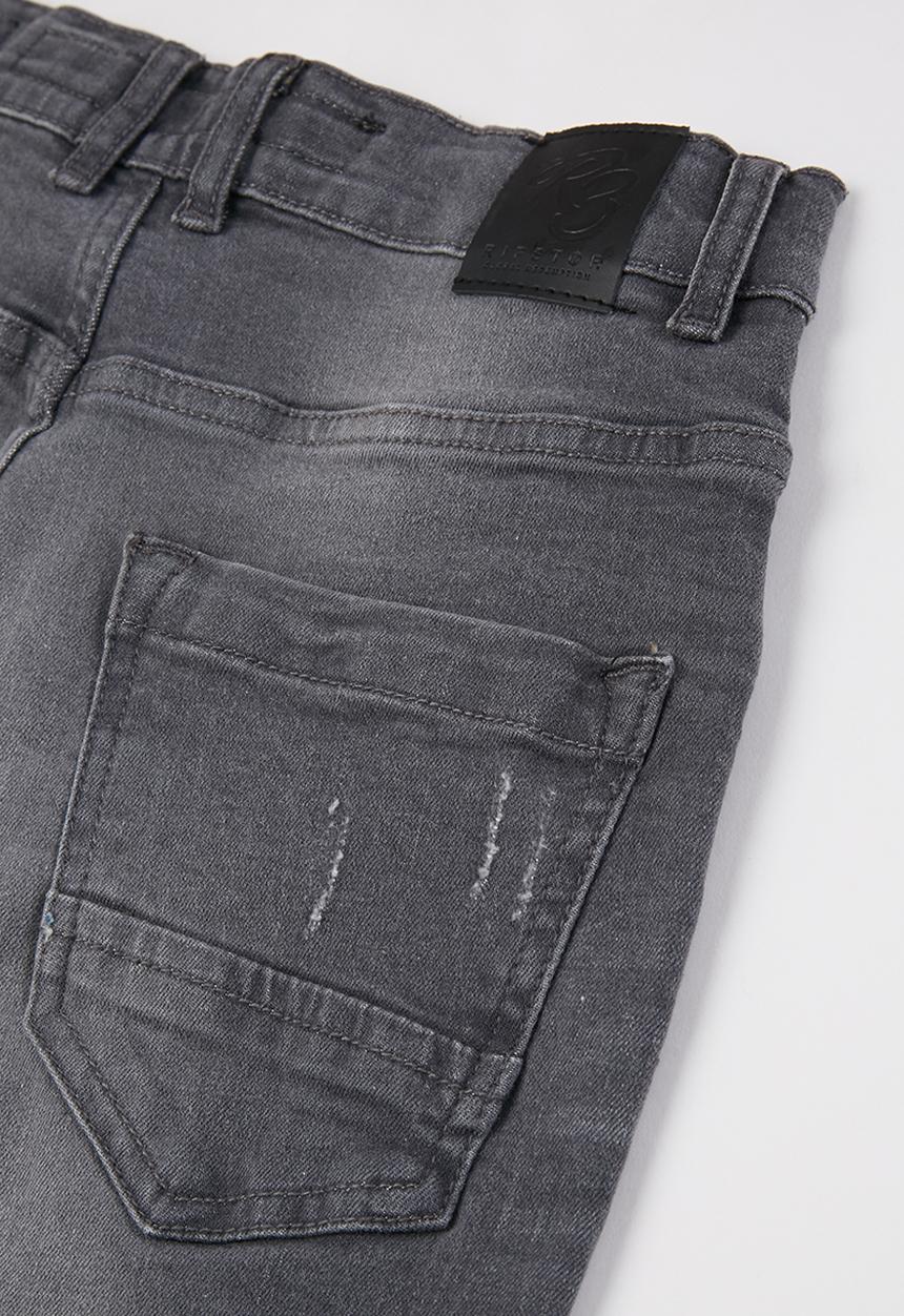 Ripstop - Fortuna basic denim shorts - grey