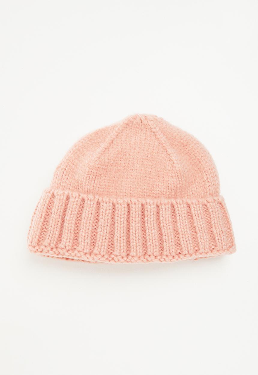 Superbalist - Knitted turn up beanie - beige