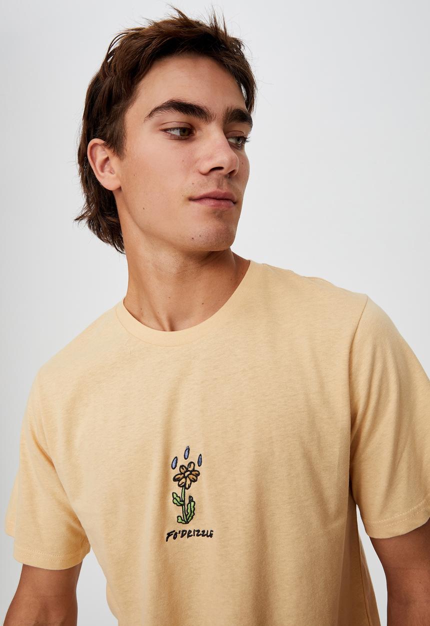 Cotton On - Tbar art T-shirt - sunbleach