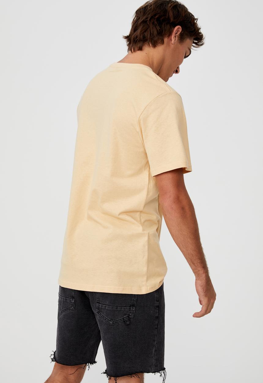 Cotton On - Tbar art T-shirt - sunbleach