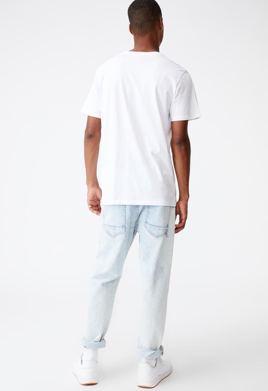 Cotton On - Tbar art T-shirt - white