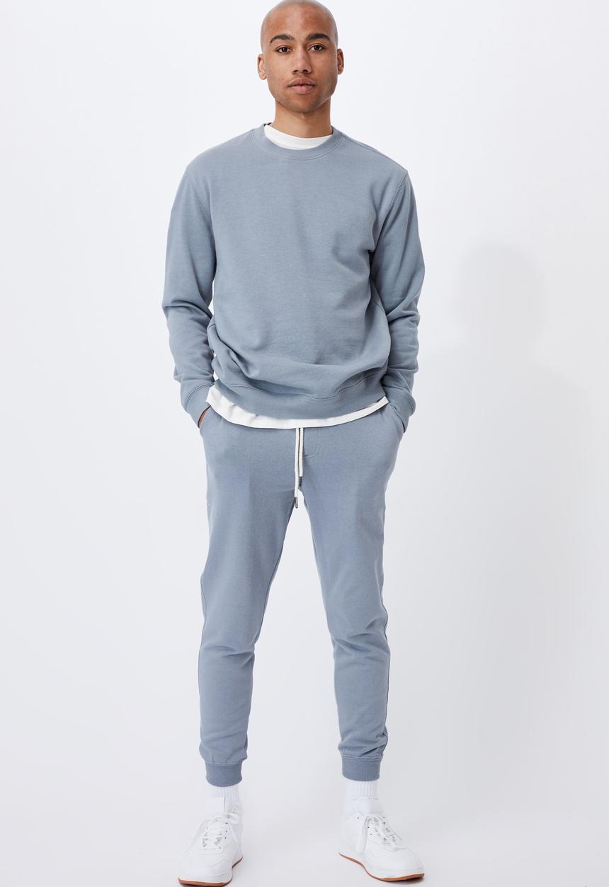 Cotton On - Trippy slim trackie - citadel