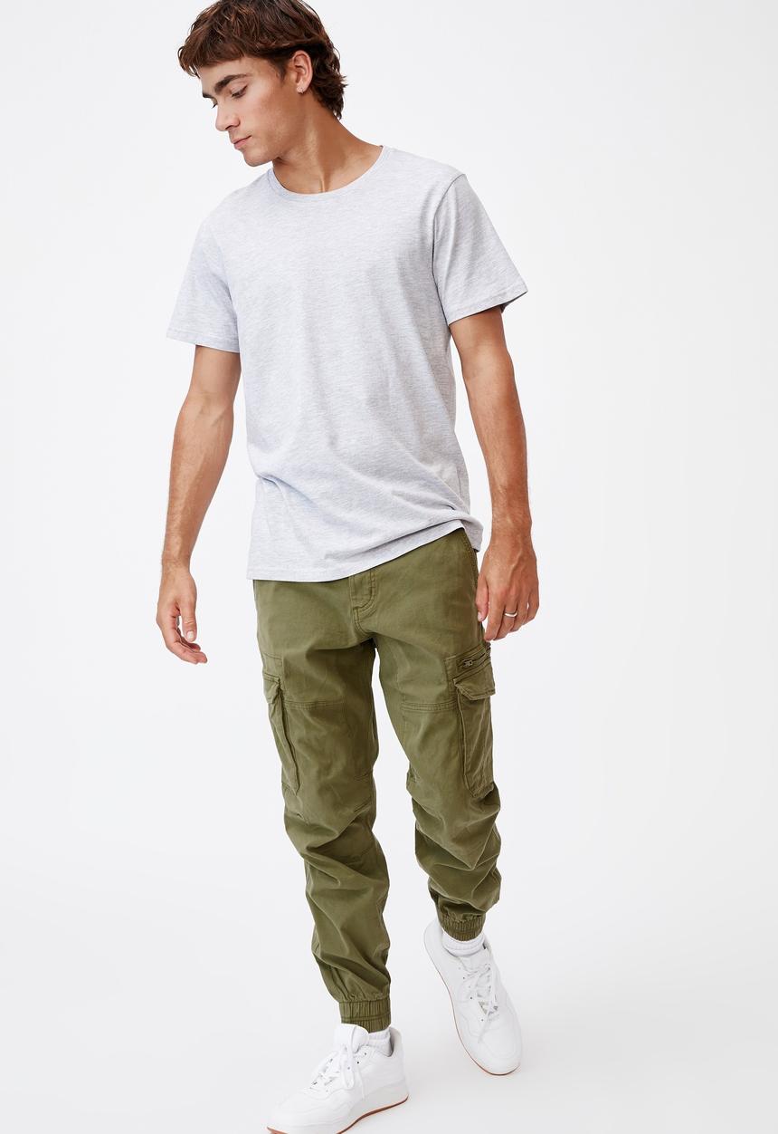 Cotton On - Urban jogger - army green cargo