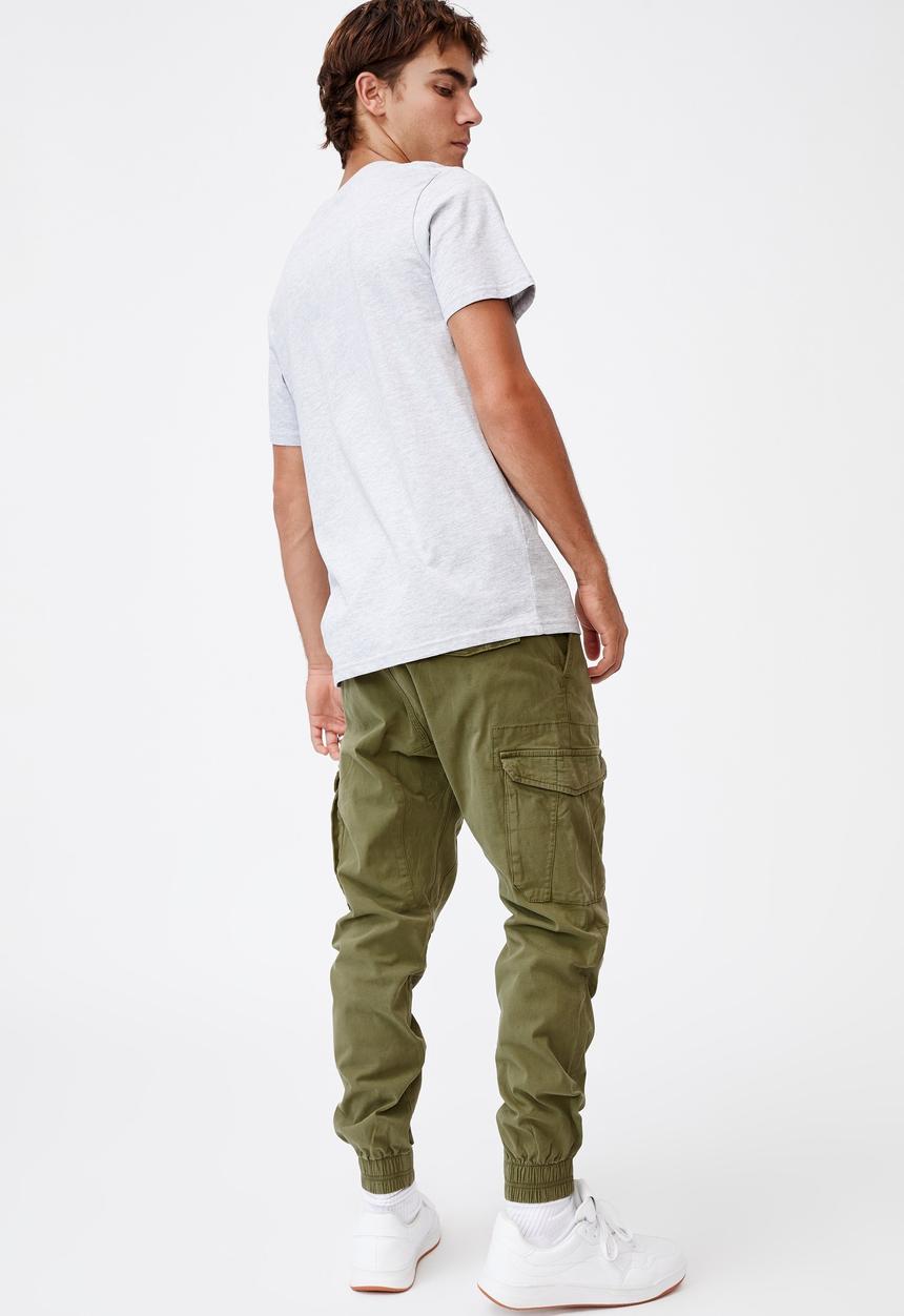 Cotton On - Urban jogger - army green cargo