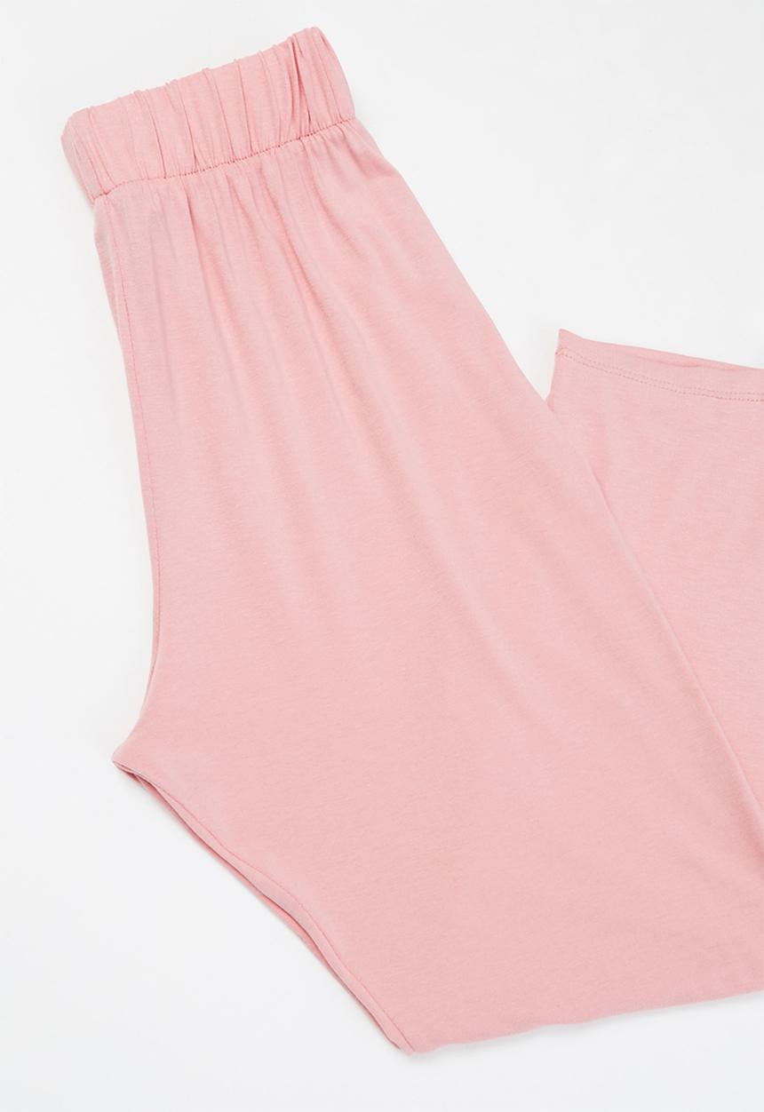Superbalist - Girls soft feel sleep set - pink 