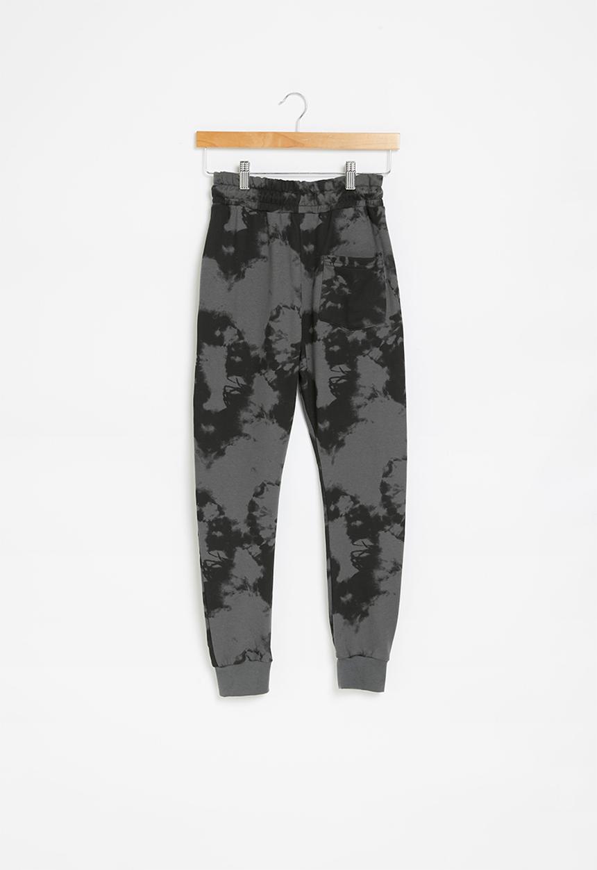 Rebel Republic - Fortnite tie dye jog pants - tie dye charcoal