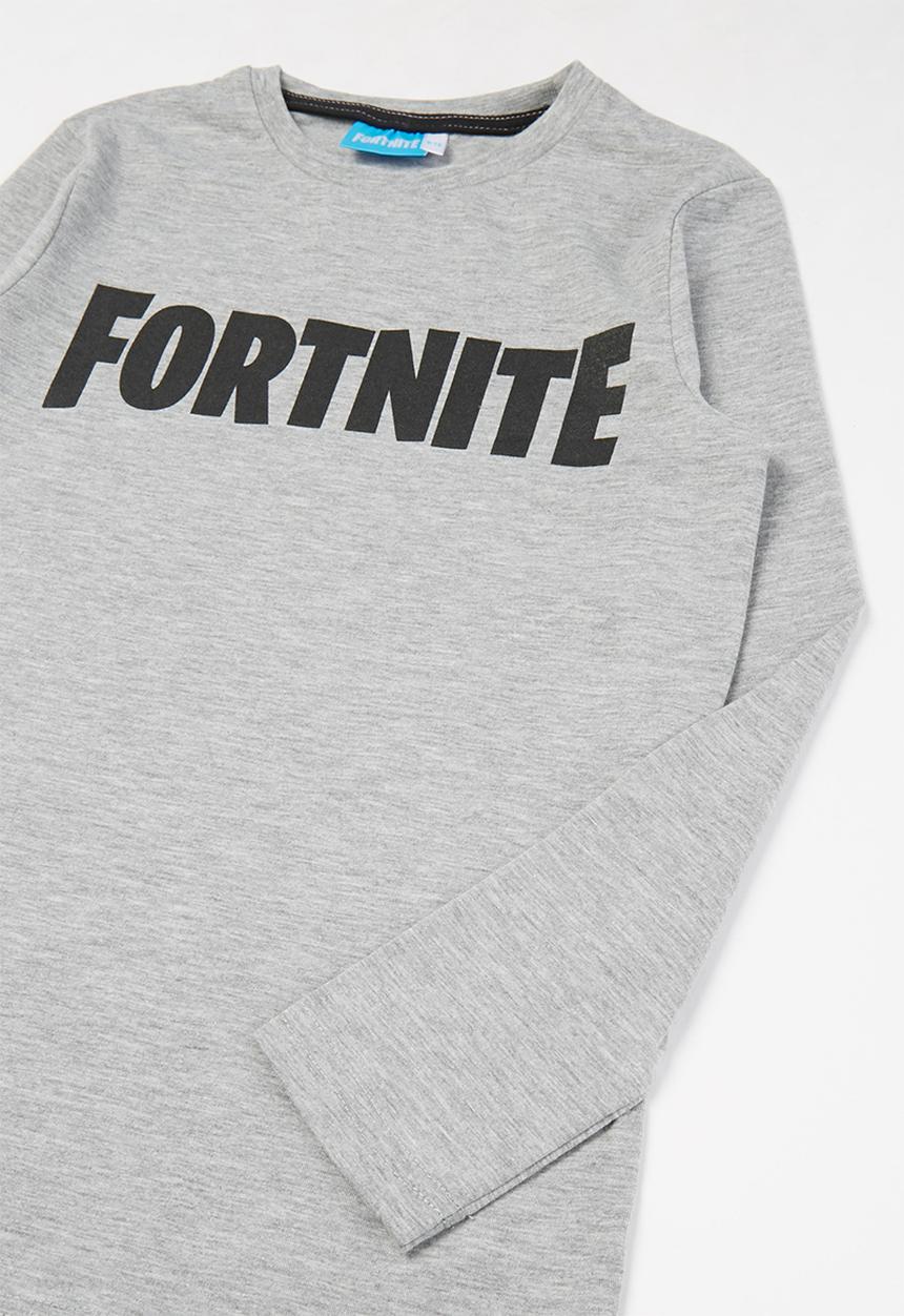 Rebel Republic - Fortnite top & pants pj set - grey & black