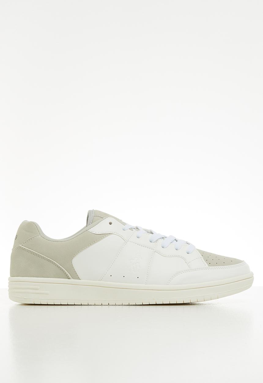 POLO - Graham court sneaker - white & grey 