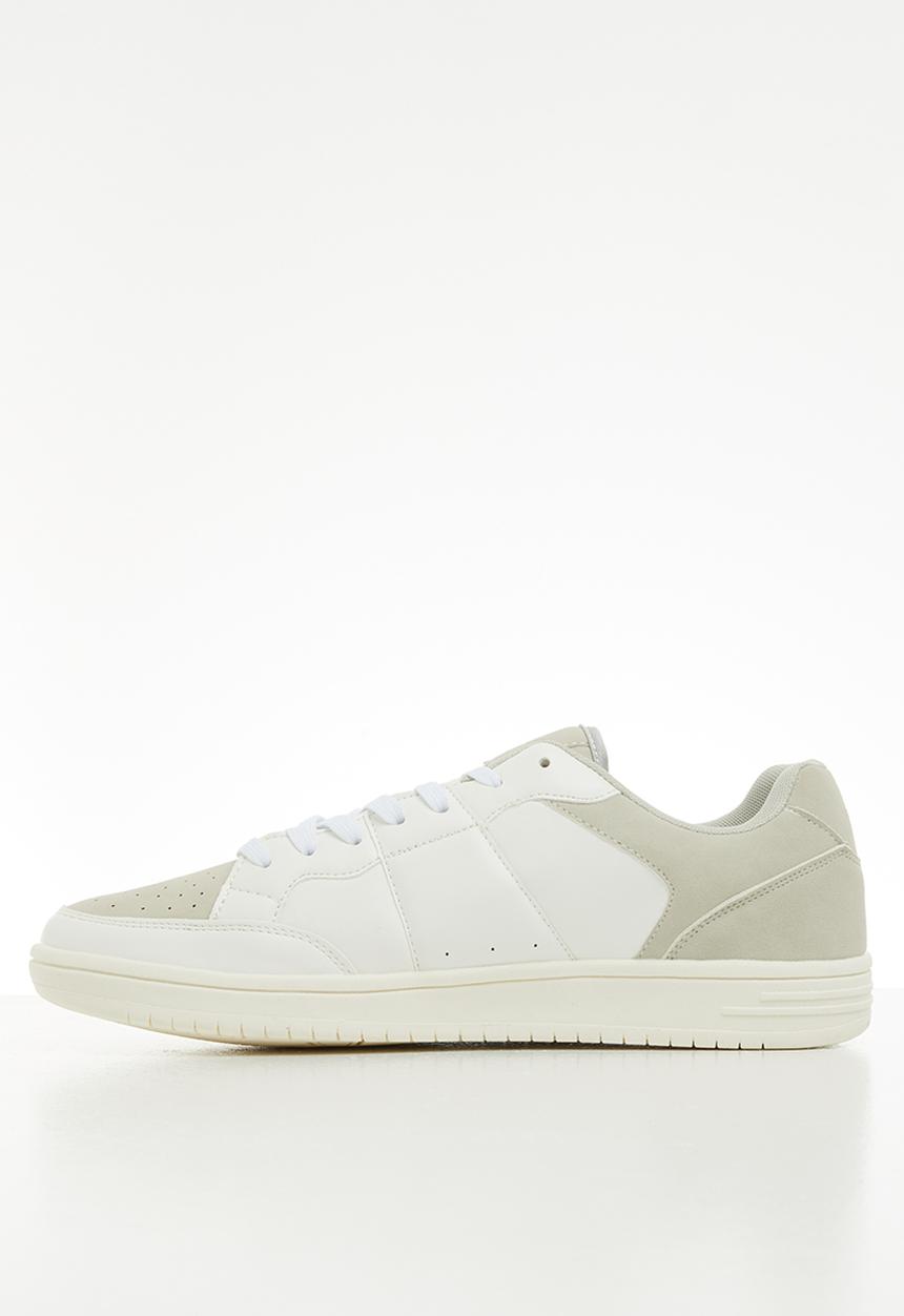 POLO - Graham court sneaker - white & grey 