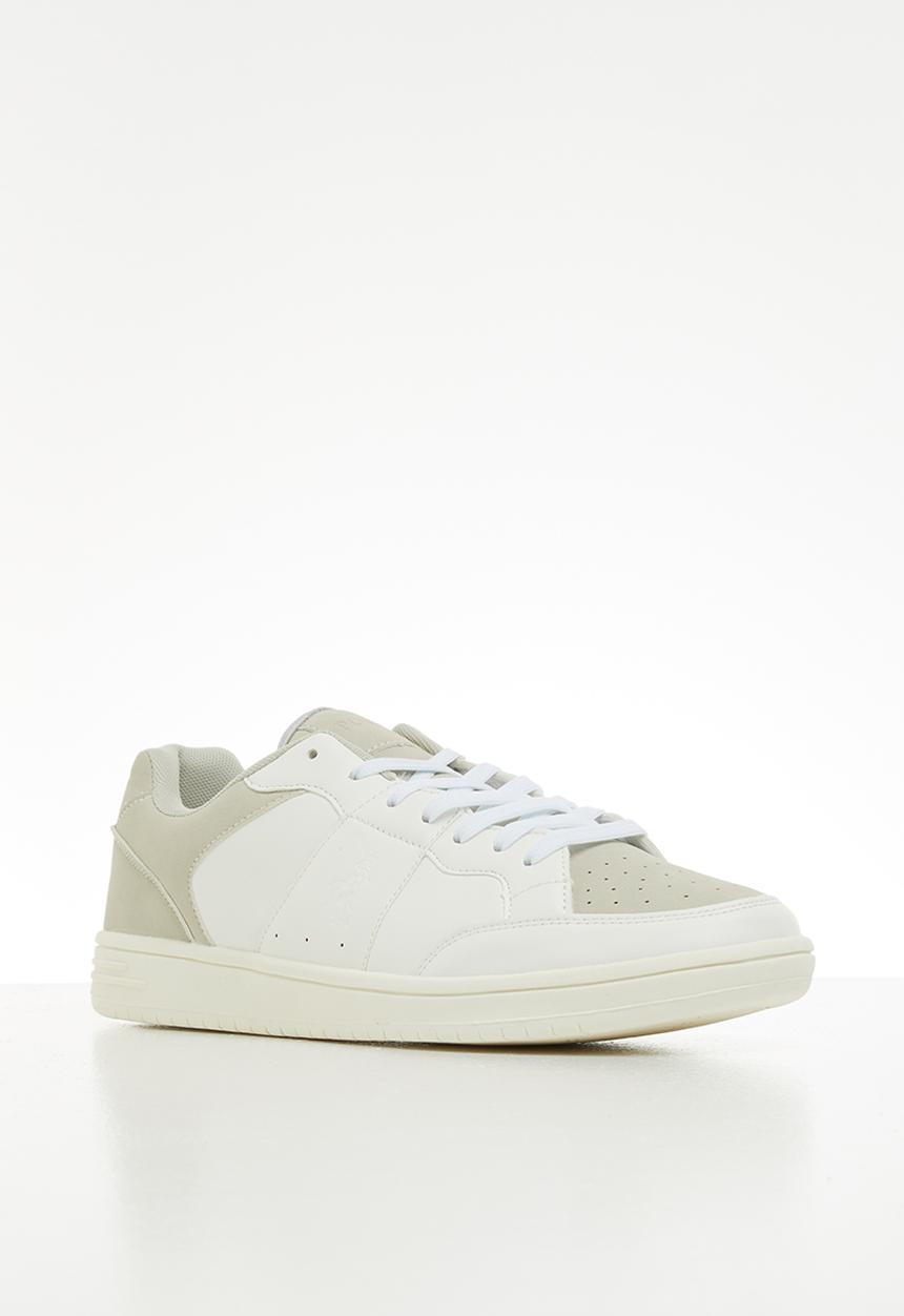 POLO - Graham court sneaker - white & grey 