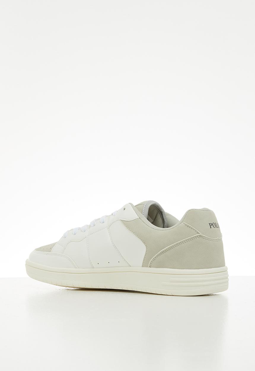 POLO - Graham court sneaker - white & grey 