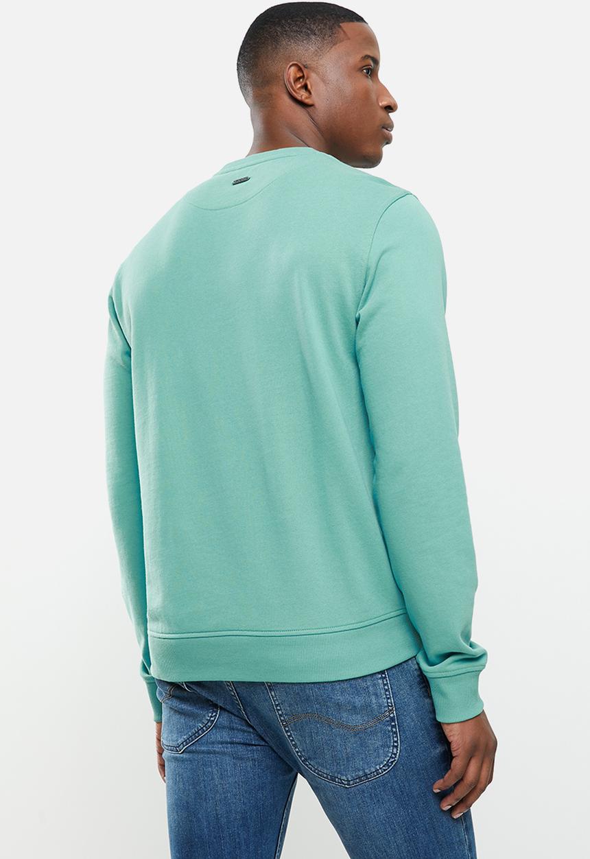 POLO - Will debossed sweater - aqua