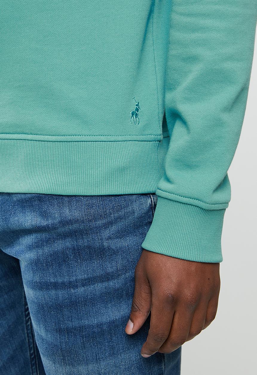POLO - Will debossed sweater - aqua
