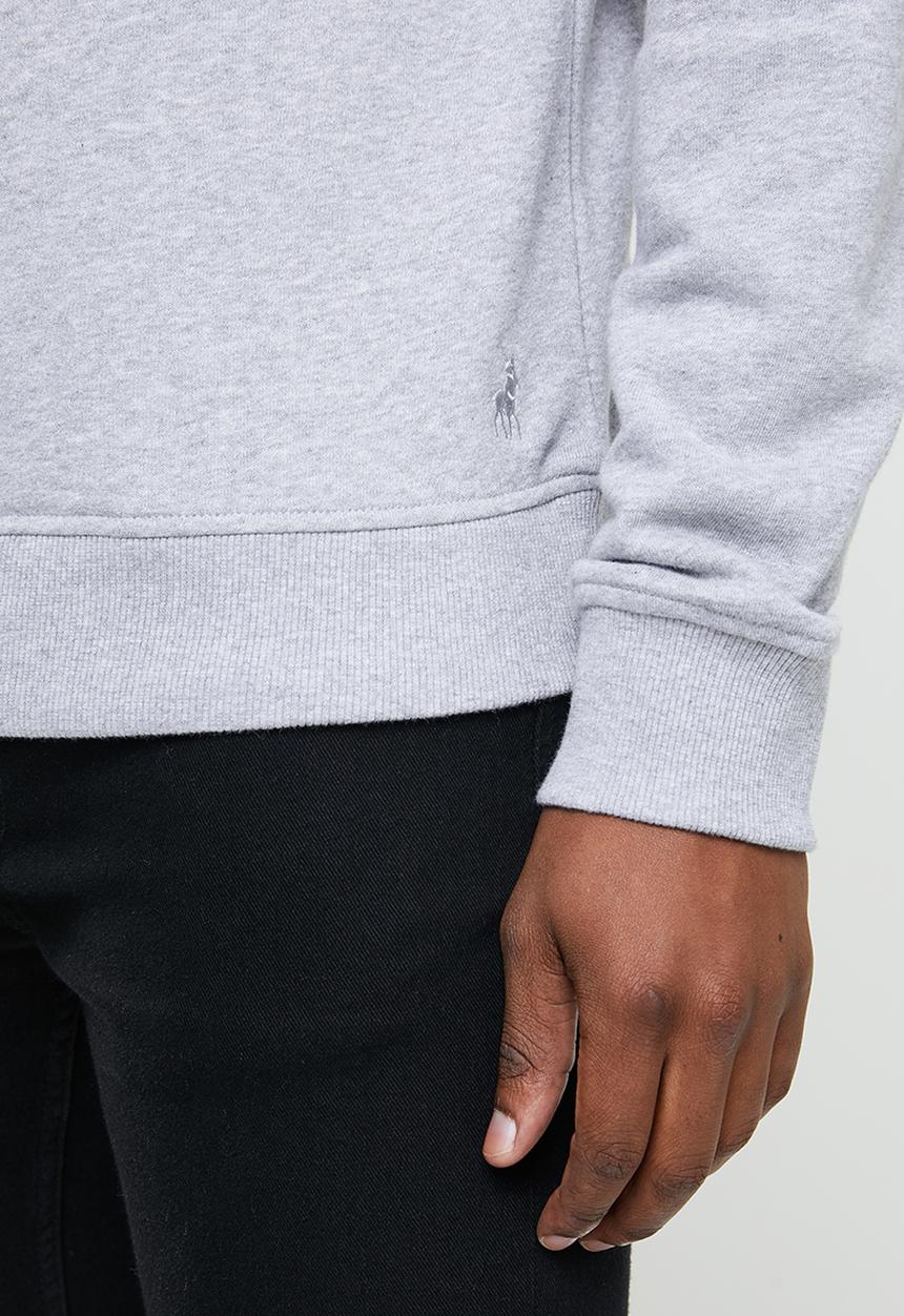 POLO - Will debossed sweater - grey 