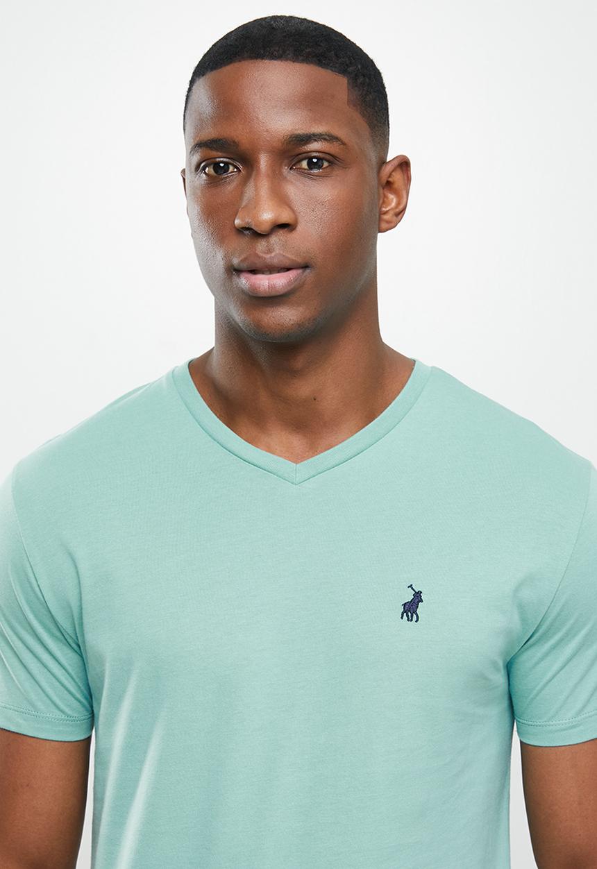 POLO - Michael v-neck short sleeve tee - aqua